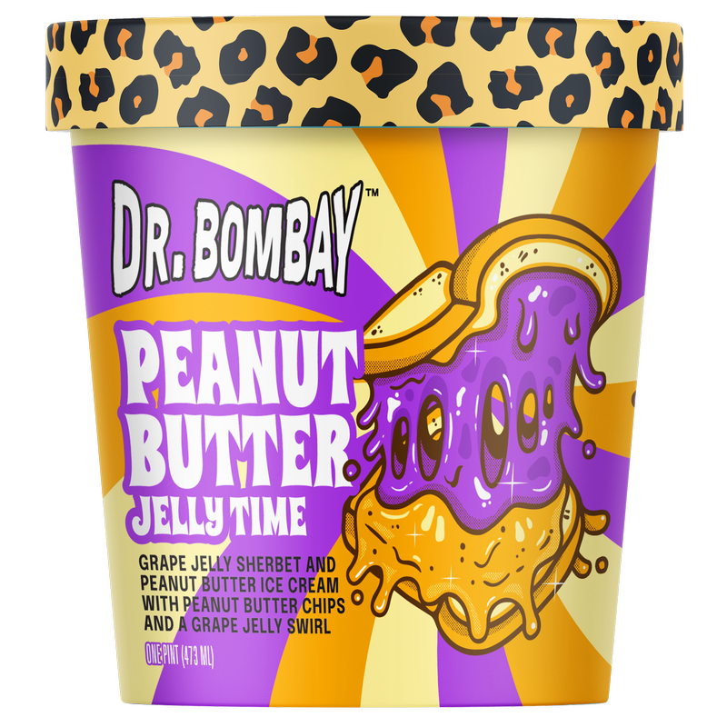 Dr. Bombay Peanutbutter Jelly Time, 16 oz Pint